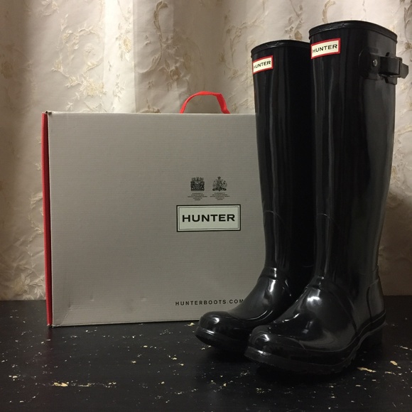 Hunter Shoes - Hunter Original Tall Gloss